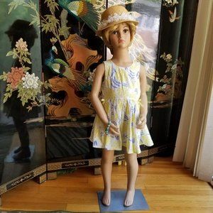 OshKosh B'Gosh Size 5T Yellow Flowered Dress
